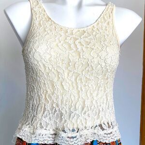 Vintage l lace top 